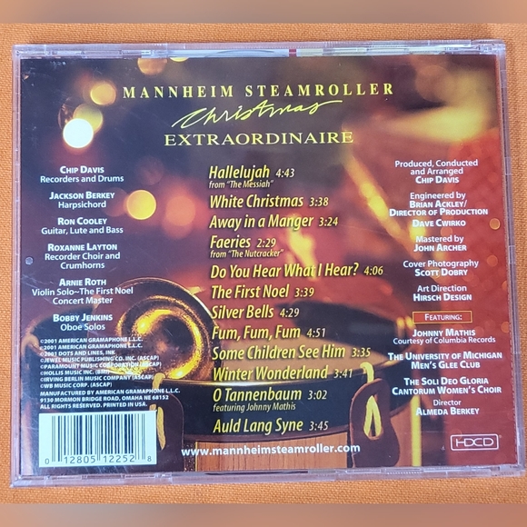 Christmas Extraordinaire Mannheim Steamroller audio music CD media EUC - Picture 2 of 3